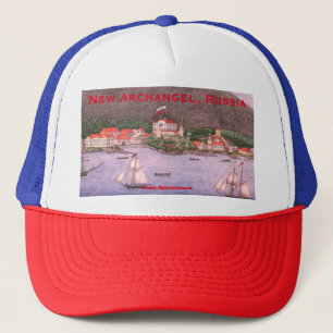 Casquette Nouveau Archange, Russie (Sitka) Peinture Chapeau