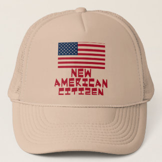 Casquette Nouveau citoyen américain avec le drapeau