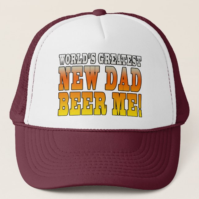 Casquette Nouveaux pères drôles : Le plus grand nouveau papa (Devant)