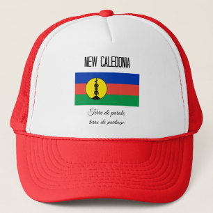 Casquette Nouvelle-Calédonie, Drapeau et Devise (Fr)