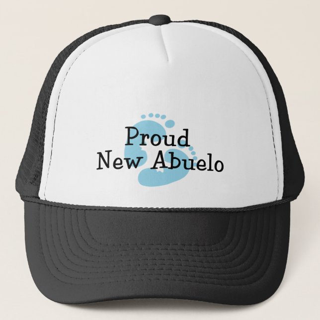 Casquette Nouvelles empreintes de pas fières de bébé (Devant)