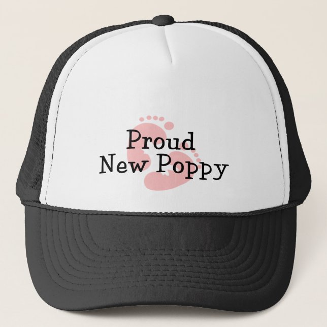 Casquette Nouvelles empreintes de pas fières de bébé de (Devant)