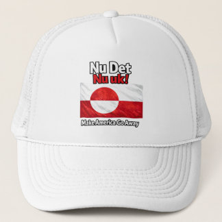 Casquette Nu Det Nu uk! Make America Go Away Greenland flag