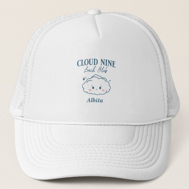 Casquette nuage 9 kawaii bachelorette (Devant)