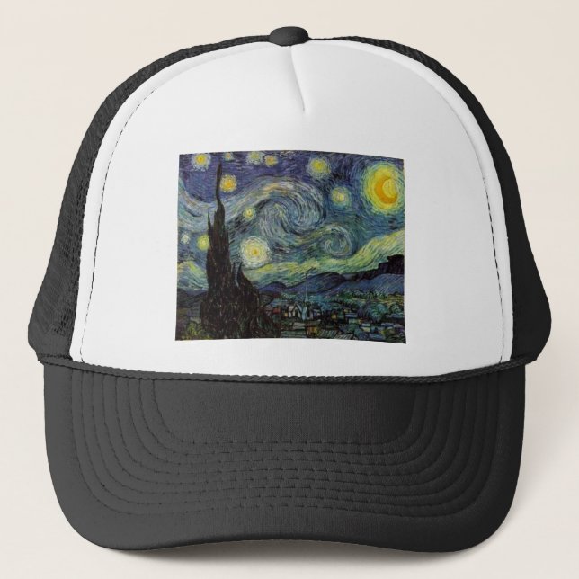 Casquette Nuit étoilée - van Gogh (Devant)