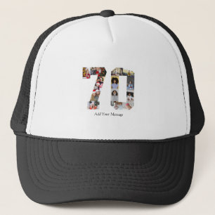 Casquette Numéro 70 - Collage photo