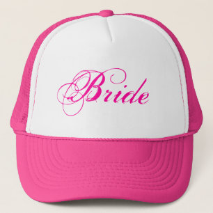 Casquette nuptiale rose