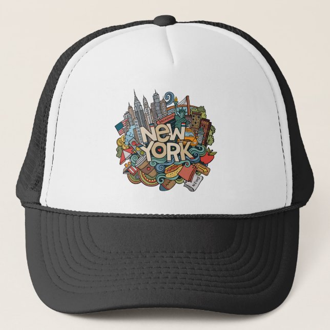 Casquette NYC Skyline (Devant)