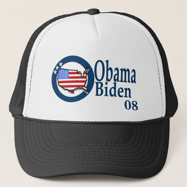 Casquette Obama Biden 08 (Devant)