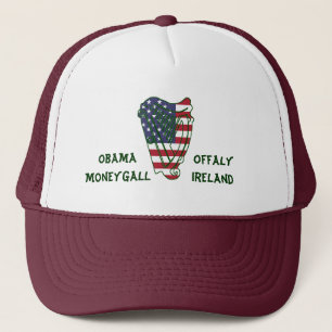 Casquette Obama dans le drapeau d'Offaly USA sur le
