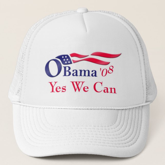 Casquette Obama oui que nous pouvons couvrir (Devant)