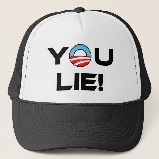 Casquette Obama, Tu Mens (Devant)
