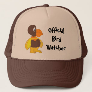 Casquette Observateur d'oiseaux officiel - Oiseau de dessin 