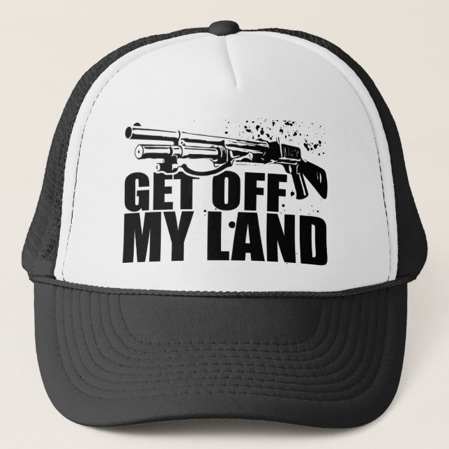 Casquette Obtenez outre de ma terre (Devant)