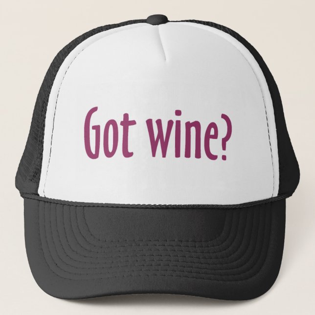 Casquette obtenu de vin (Devant)