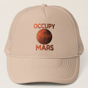 Casquette Occupez la course Terraform de l'espace de Mars