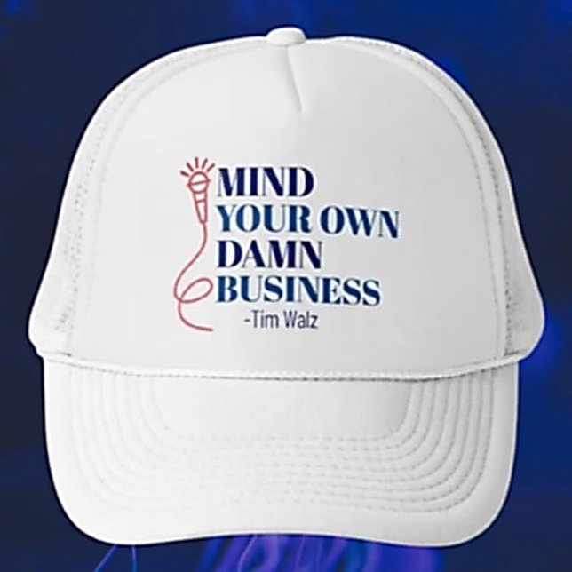 Casquette Occupez-vous de votre entreprise (Créateur téléchargé)