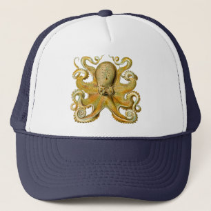 Casquette Octopus antique illustration sea monster