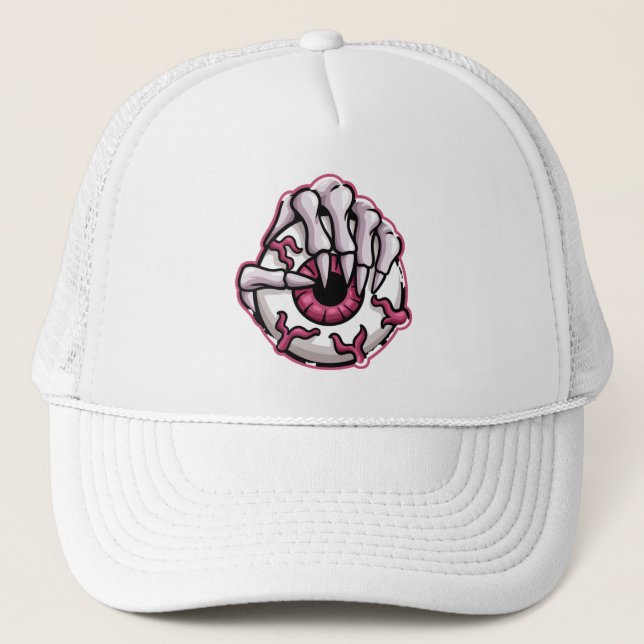 Casquette Oeil effrayant d'Halloween (Devant)