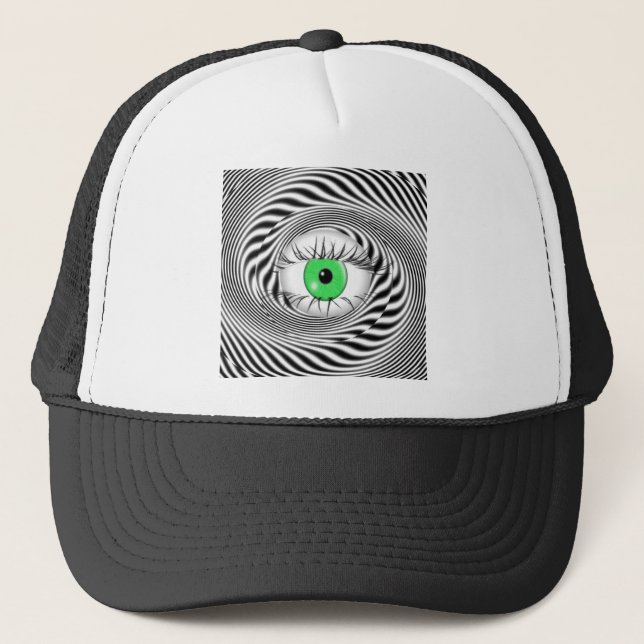 CASQUETTE OEIL HYPNOTIQUE - HYPNOTISEUR (Devant)