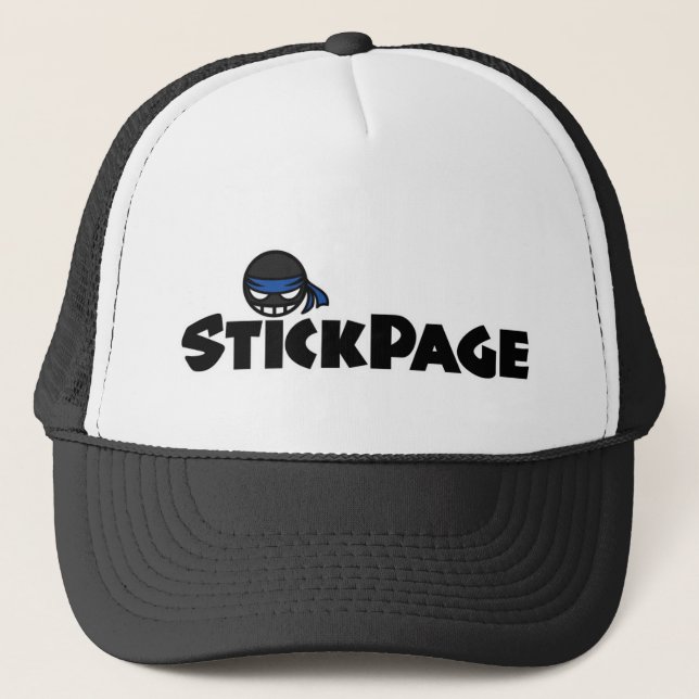 Casquette officiel de camionneur de StickPage (Devant)
