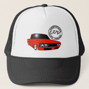 Casquette OG LUV Freak Design flammé en rouge