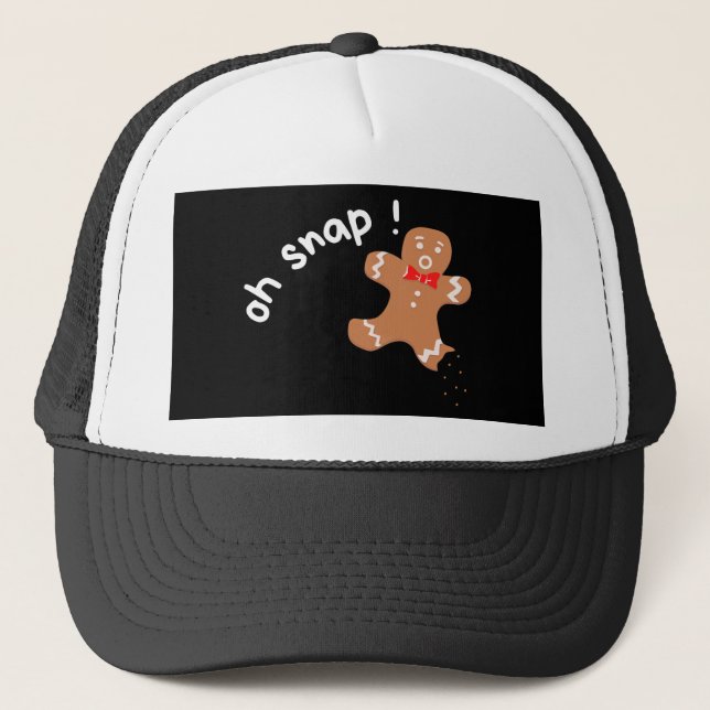 Casquette oh snap Gingpain homme drôle (Devant)