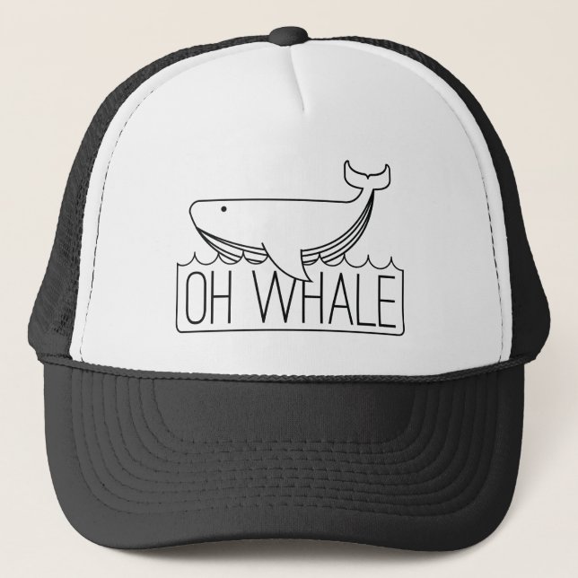 Casquette Oh Whale (Devant)