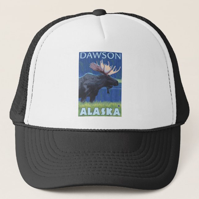 Casquette Oie à la nuit - Dawson, Alaska (Devant)