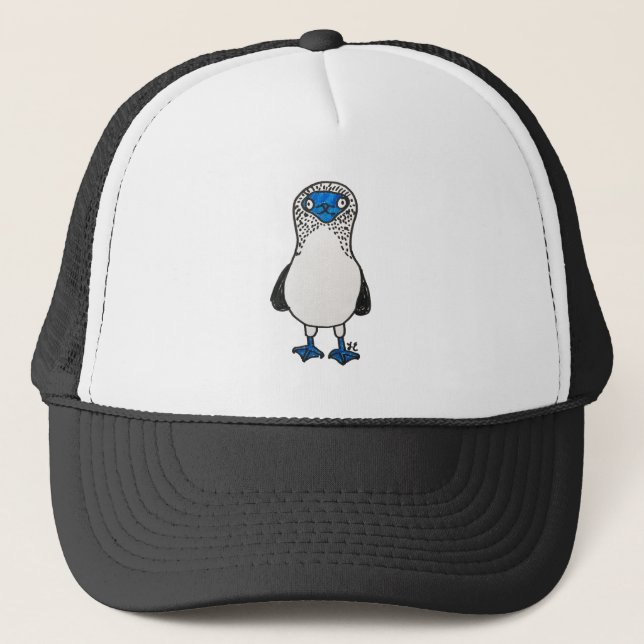 Casquette Oiseau aux pieds bleu d'idiot de Galapagos (Devant)