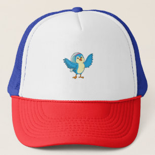 Casquette Oiseau en mariée avec Voile