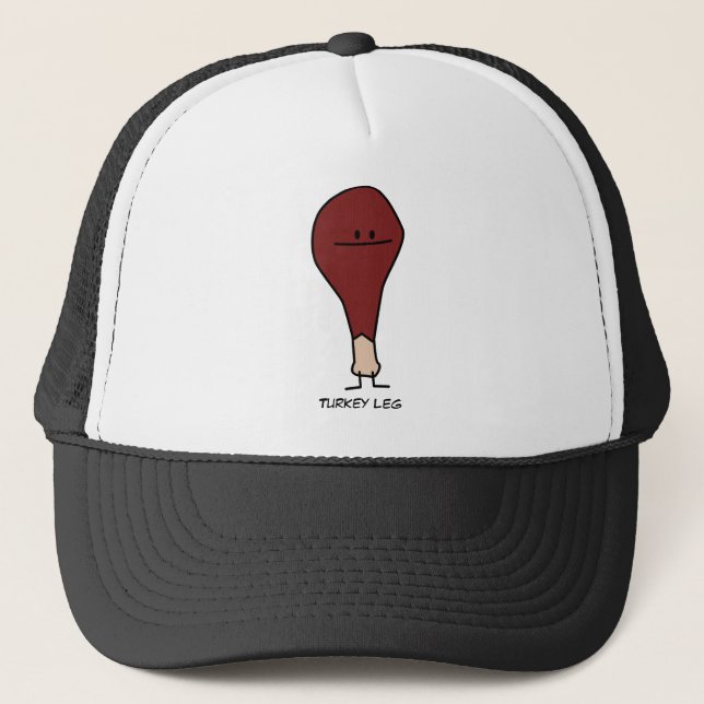 Casquette Oiseau heureux de protéine de pilon de jambe de (Devant)