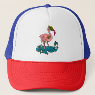 Casquette Oiseau mécanique, Robot mécanique Flamant rose ros