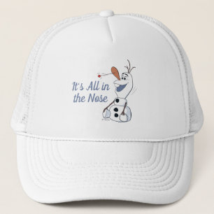 Casquette Olaf avec nez de balle de paddle