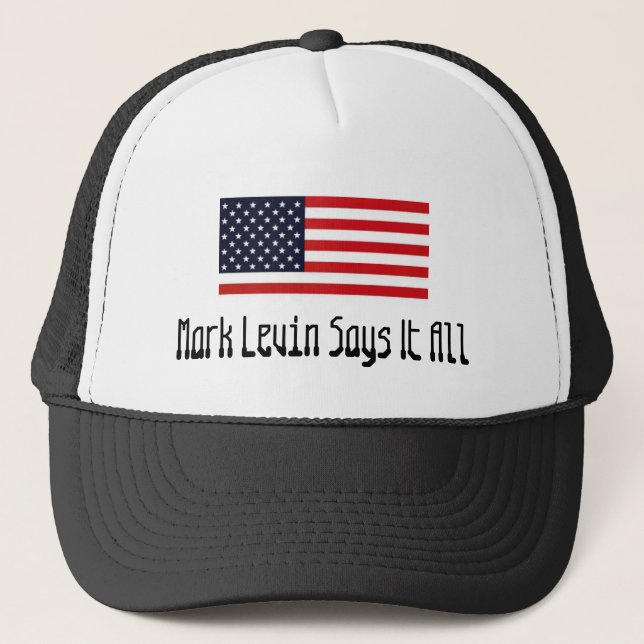 Casquette oldglory, la marque Levin l'indique tout (Devant)