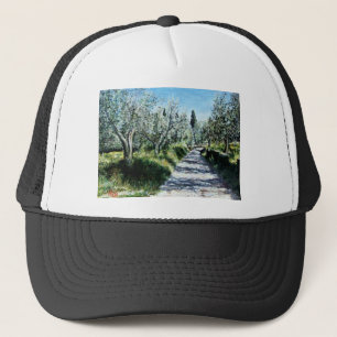 CASQUETTE OLIVIERS DANS LE PAYSAGE TOSCANE