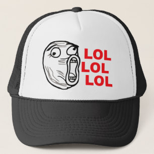 Casquette omfg d'omg de rofl d'humour de meme de visage de
