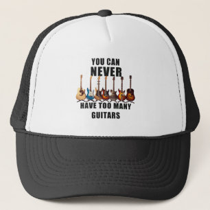 Casquette On Ne Peut Jamais Avoir Trop De Guitares