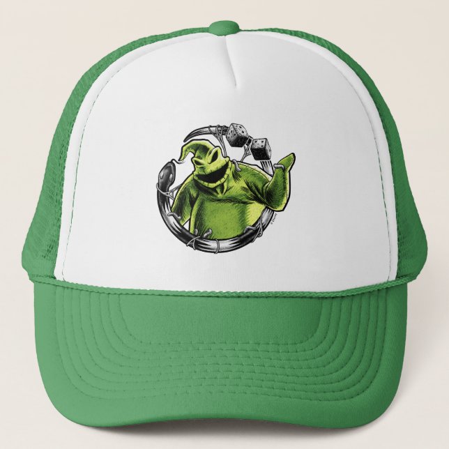 Casquette Oogie Boogie | Serpent et dés (Devant)