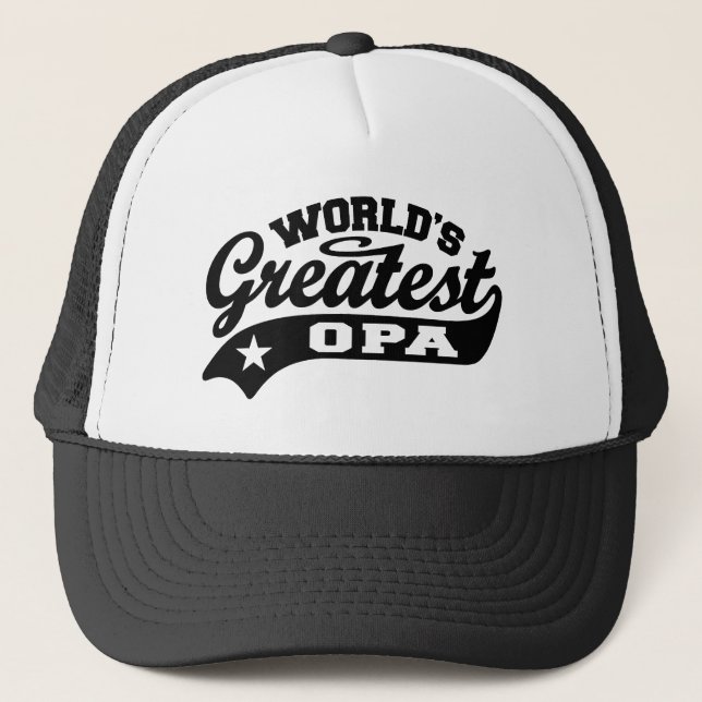 Casquette Opa le plus grand du monde (Devant)