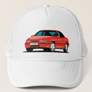 Casquette Opel Calibra rouge avant