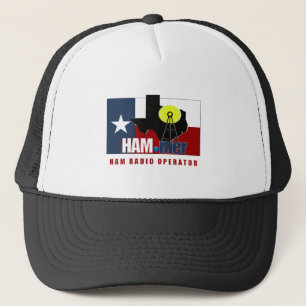 CASQUETTE OPÉRATEUR RADIO D'AMATEUR DE MARTEAU DU TEXAS
