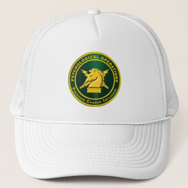 Casquette Opérations psychologiques PSYOPS (Devant)