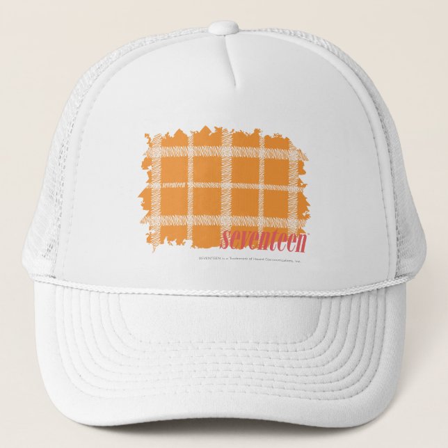Casquette Orange 3 de plaid (Devant)