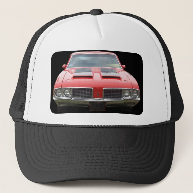 Casquette Orange automatique d'antiquité classique de (Devant)