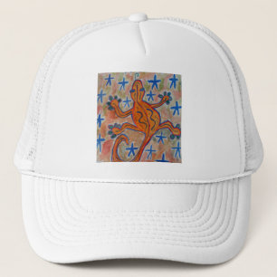 Casquette Orange Gecko