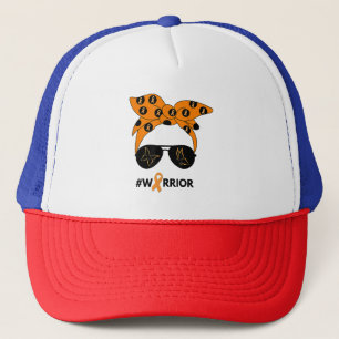 Casquette Orange Ruban Rein Cancer Guerrier Bandana Unbrea