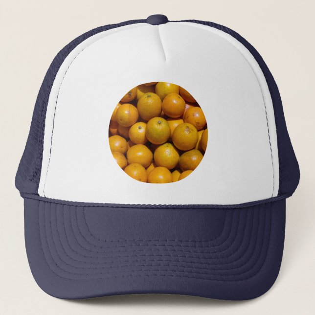 Casquette Oranges fruits Floride marché orange (Devant)