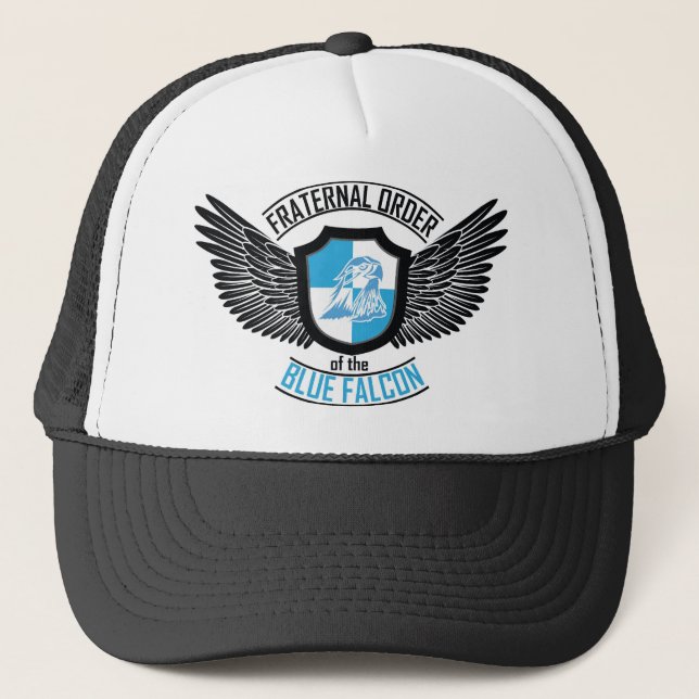 Casquette Ordre fraternel du faucon bleu, faucon bleu (Devant)