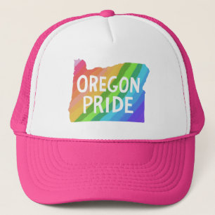 Casquette Oregon State Map Illustration FIDE RAINBOW